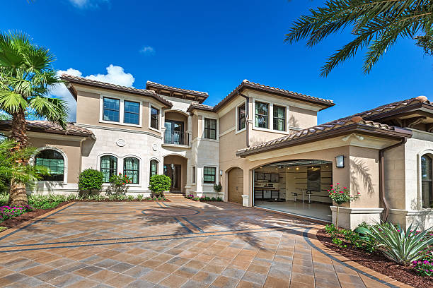 Permeable Paver Driveway in Volcano Golf Course, HI
